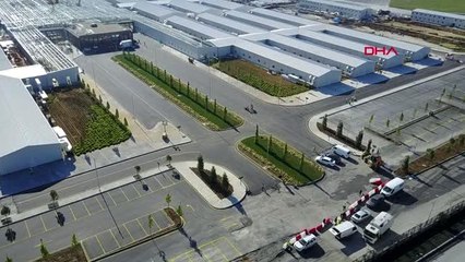 ATATÜRK HAVALİMANI'NDAKİ HASTANEDE SON DURUM HAVADAN GÖRÜNTÜLENDİ