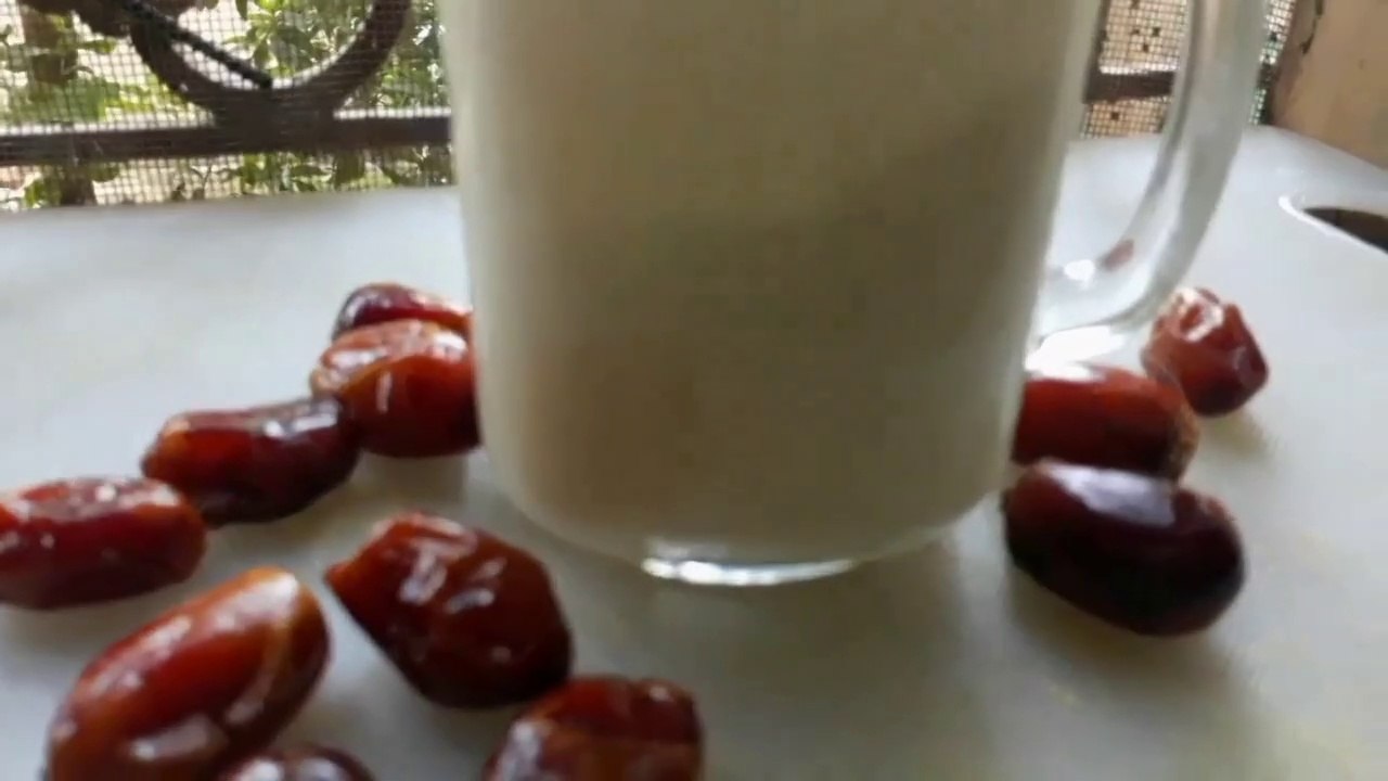 Date Banana Shake || Cookery(720p)