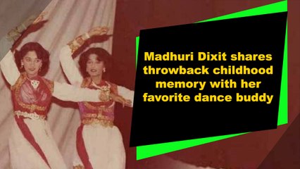 Madhuri Dixit shares throwback childhood memory with her favorite dance buddy