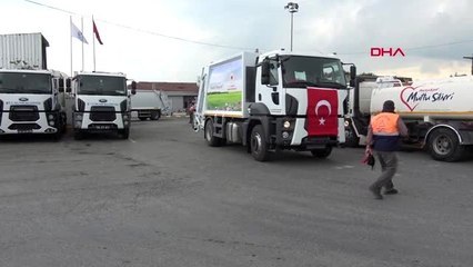 İSTANBUL-Çevre ve Şehircilik Bakanlığı'ndan Silivri'ye 2 adet çöp toplama aracı