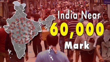 COVID-19 cases in India near 60,000, records 3,320 new cases