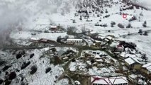 Erzincan ve Bayburt’un Yüksek Kesimlerinde Kar Yağışı