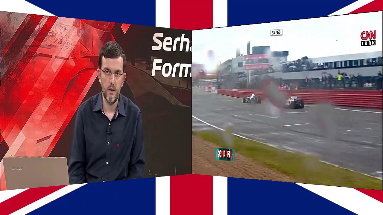 Nick Heidfeld'in Yağmurda Muhteşem Geçişleri- İngiltere 2008 CnnTürk
