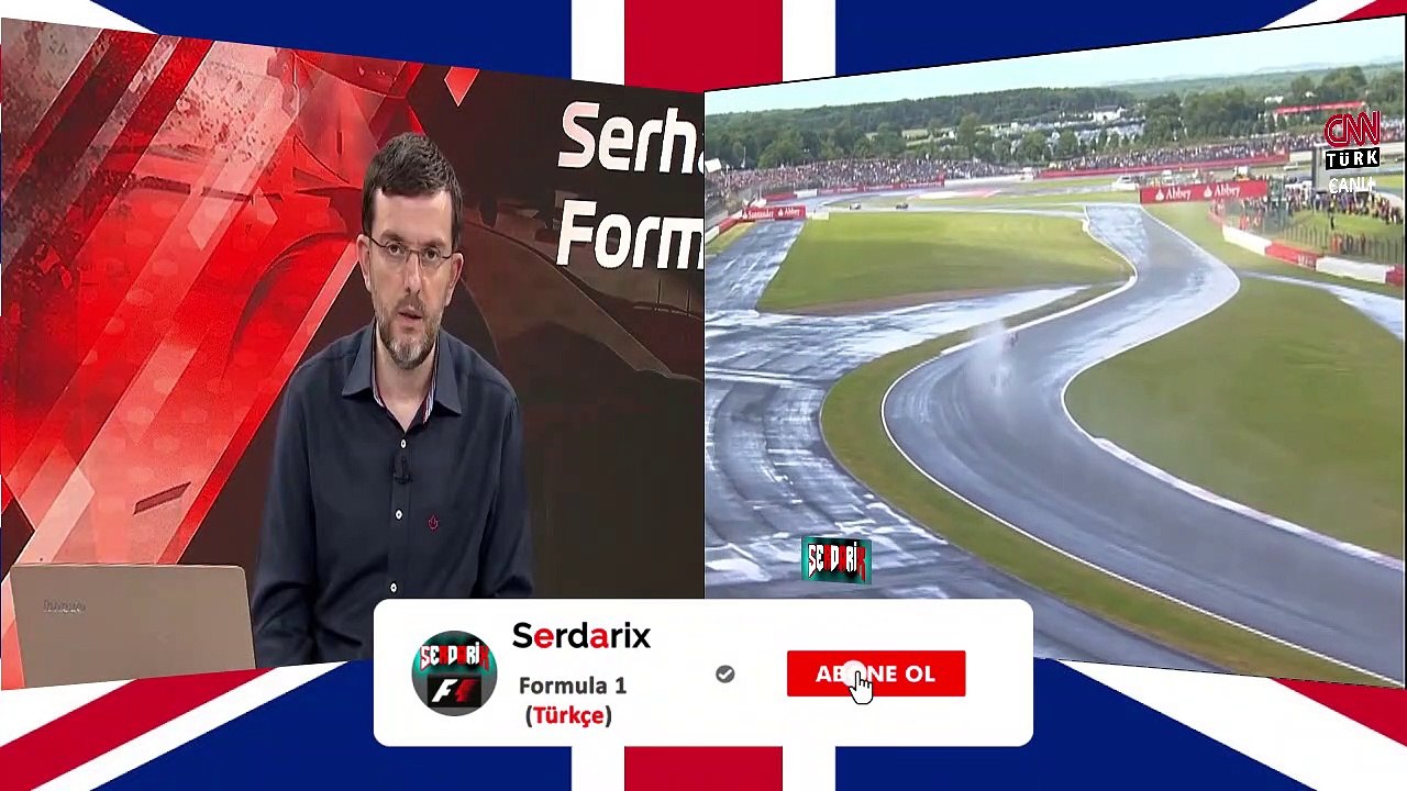 Barrichello Alonso'yu Dışarıdan Geçiyor 2008 İngiltere CnnTürk