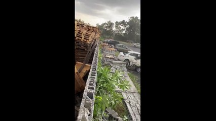 Captan GRAN TORNADO en Nuevo León, México el Viernes 8 de Mayo del 2020