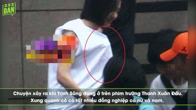 Trịnh Sảng gây tranh cãi khi luồn tay vào áo chỉnh nội y trước mặt nhiều người