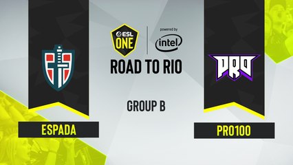CSGO - Pro100 vs. ESPADA [Dust2] Map 2 - ESL One Road to Rio - Group B - CIS