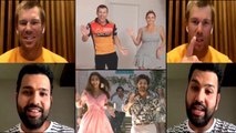 Rohit Sharma & David Warner Funny Conversation On Butta Bomma Song