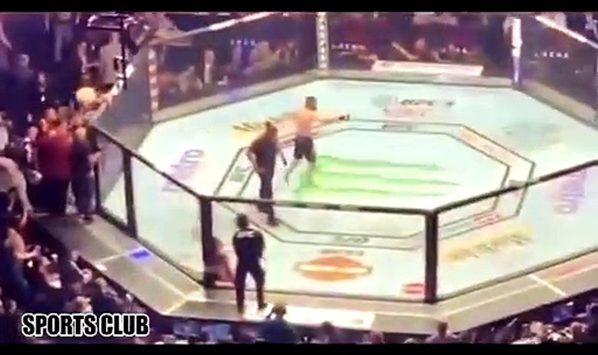 Conor McGregor Team-Khabib Nurmagomedov Team  brawl after UFC 229