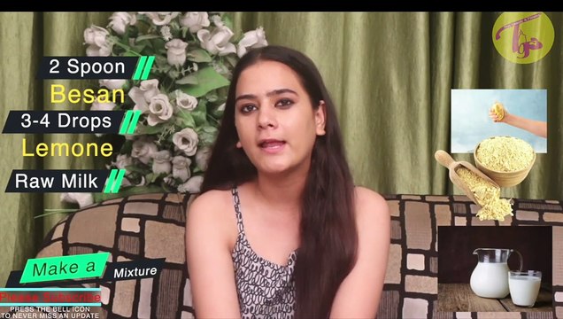 Homemade Gramflour Besan Face Pack for Skin Lightening and Brightening बेसन के बने फेस पैक