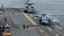 US Navy - Amphibious Assault Ship Flight Ops - Arabian Gulf - April 10, 2020
