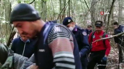 Bolu’da kaybolan yaşlı kadını jandarma timleri buldu