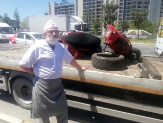 Aldığı motosikletin çalıntı olduğunu öğrenince gözyaşını tutamadı