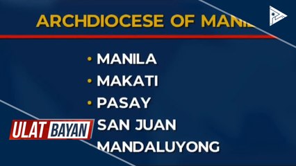 RCAM, inilatag ang special protocols para sa religious service ngayong may CoVID-19