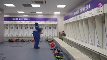 Tareas llevadas a cabo para preparar las instalaciones del Estadio José Zorrilla