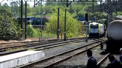 Marmaray'dan geçen ilk yurt içi treni Tekirdağ'a ulaştı