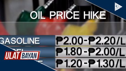 Oil price hike, ipapatupad sa susunod na linggo