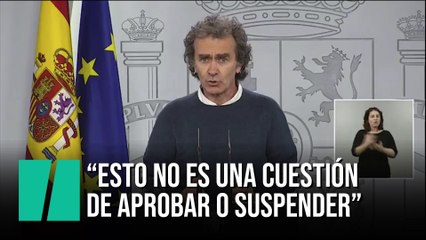 La bronca de Fernando Simón a un periodista: "No es cuestión de aprobar o suspender"