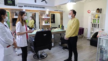 Edirne’de berber ve kuaförler 11 Mayıs’a hazır ediliyor