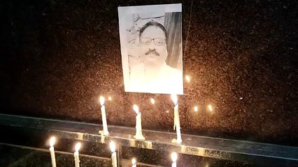 कोरोना योद्धा पत्रकार पंकज कुलश्रेष्ठ को दी श्रद्धांजलि
