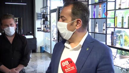 Bolu’da berber ve kuaförler dezenfekte edildi