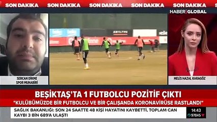 Beşiktaş'ta iki kişide koronavirüs tespit edildi