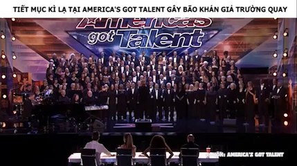 TIẾT MỤC KÌ LẠ TẠI AMERICA'S GOT TALENT GÂY BÃO KHÁN GIẢ TRƯỜNG QUAY