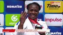 Parcours de Clarisse Agbegnenou ( -63kg) - ChM judo 2019