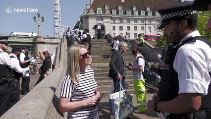 Police arrest several at London anti-lockdown protest