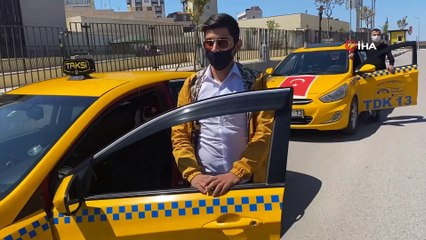Sultanbeyli’de taksicilerden sağlıkçılara ücretsiz taşıma hizmeti