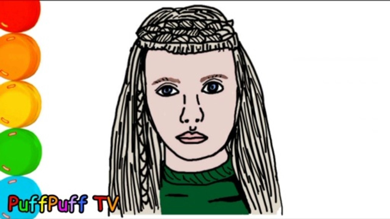 Aurora the singer coloring and drawing for Kids, Toddlers