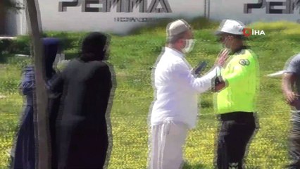 Yola çıkan at telef oldu, kaza sonrası yaşanan tartışma kameraya böyle yansıdı