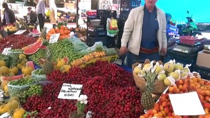 Meşhur Lapseki kirazı tezgahlarda 20 liradan yerini aldı