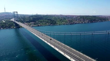 Sokağa çıkma kısıtlamasıyla kent sessizliğe büründü - DRONE