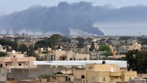 قوات حفتر تقصف مطار معيتيقة الدولي شرقي طرابلس