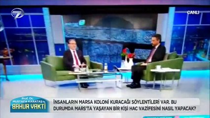 Mustafa Karataş'a canlı yayında sorulan Mars sorusu Karataş dışında herkesi şaşırttı!