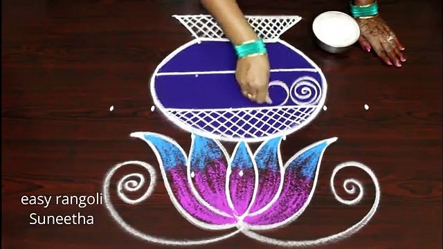 Bhogi kundalu, muggulu designs ,by Suneetha ,Sankranthi Pongal ,kolam new ,rangoli