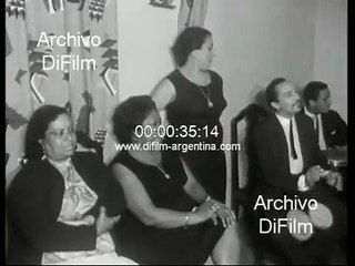 Egle Martin dancing candombe San Telmo neighborhood 1967