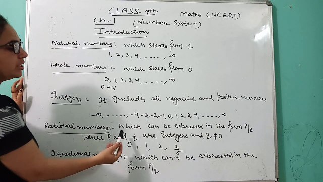 CLASS 9TH CBSE NCERT MATHS CHAPTER 1 EX 1.1, MATHS BY MEENAKSHI