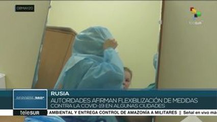 Rusia reporta 10 mil 699 nuevos casos de COVID-19 este viernes