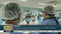 Brasil alcanza promedio de 600 muertos por COVID-19 los últimos 3 días