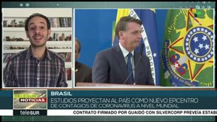 Brasil: 610 muertes por COVID-19 las últimas 24 horas