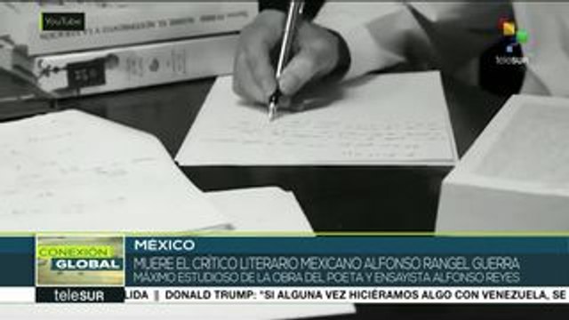México: fallece el escritor y crítico literario Alfonso Rangel Guerra