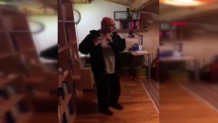 EDİRNE Koronavirüsü yenen doktor, meslektaşlarına flüt çalarak teşekkür etti