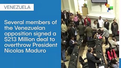 Venezuelan Opposition Signed $213 Million Coup Deal