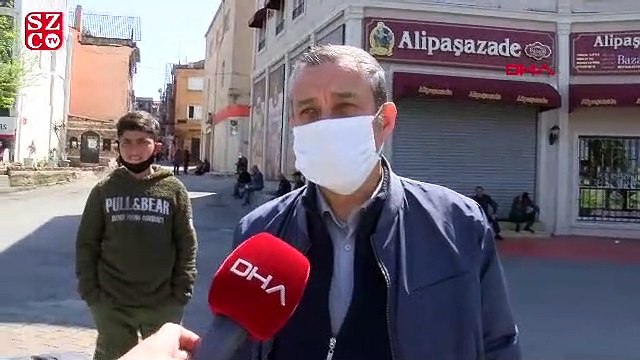 Eminönü'nde dikkat çeken kalabalık