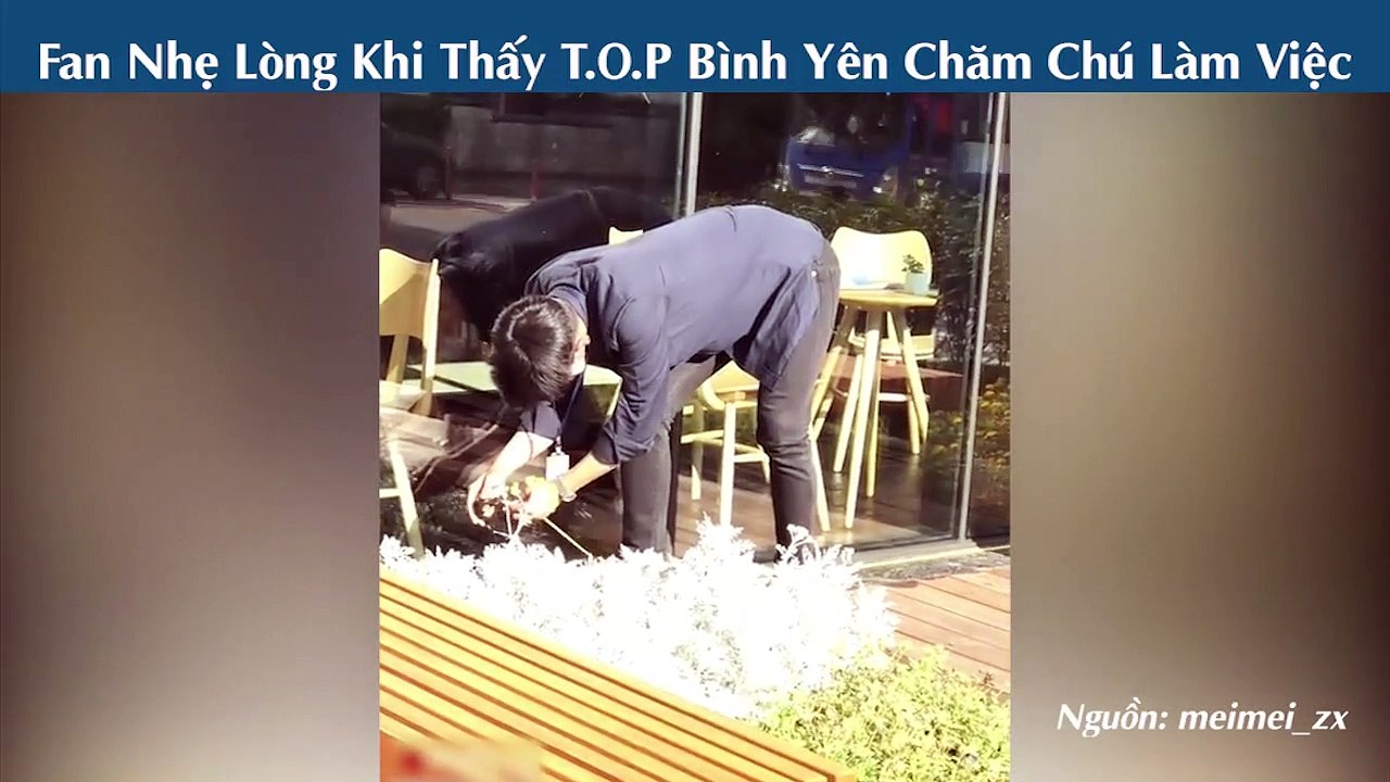 Fan Nhẹ Lòng Khi Thấy T.O.P Bình Yên Chăm Chú Làm Việc