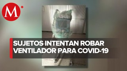 Detienen a 2 por intento de robo de ventilador para casos de coronavirus en Culiacán