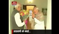 Leaders greet LK Advani on his 88th birthday