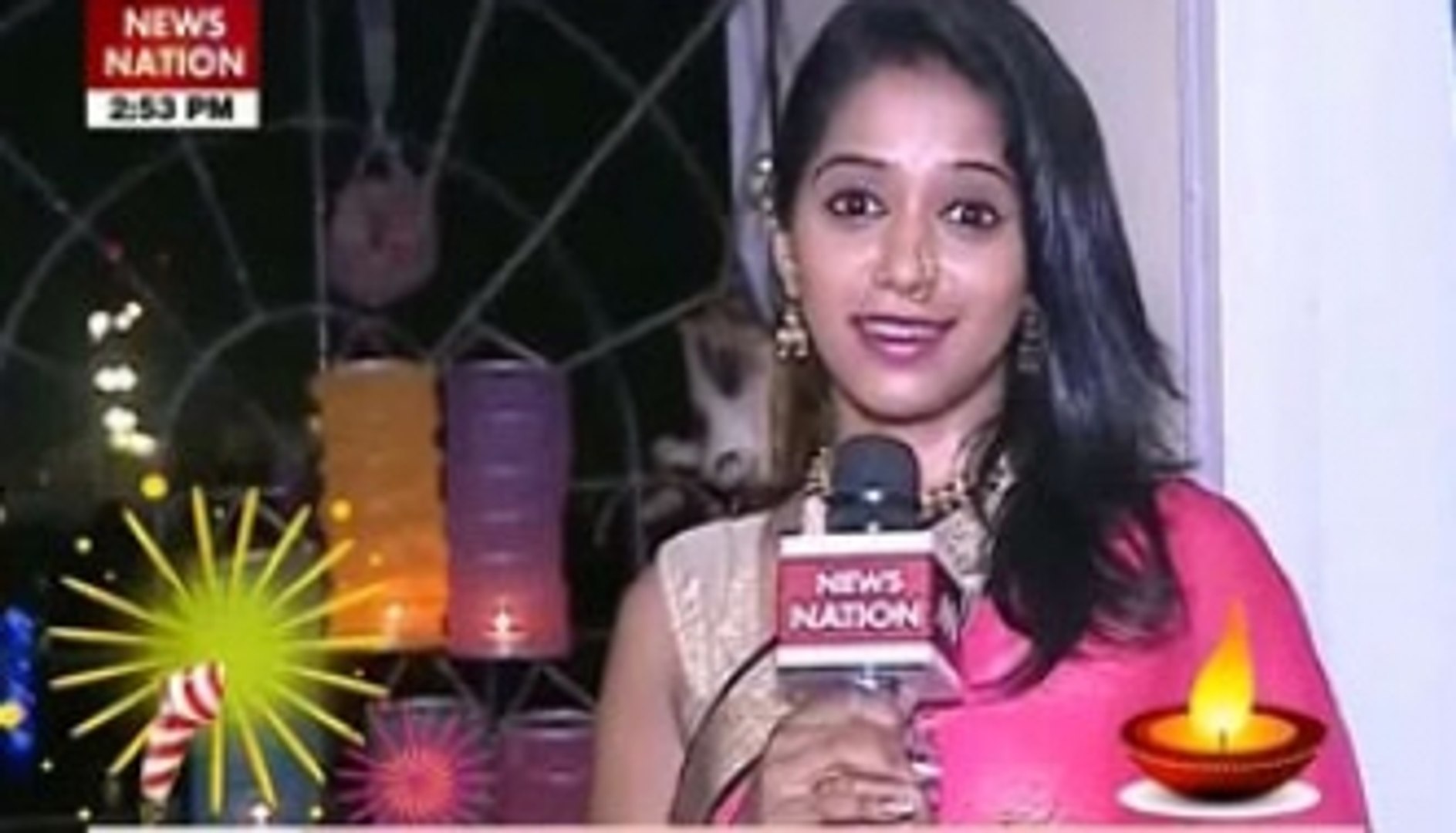 Yashashri celebrates Diwali with News Nation